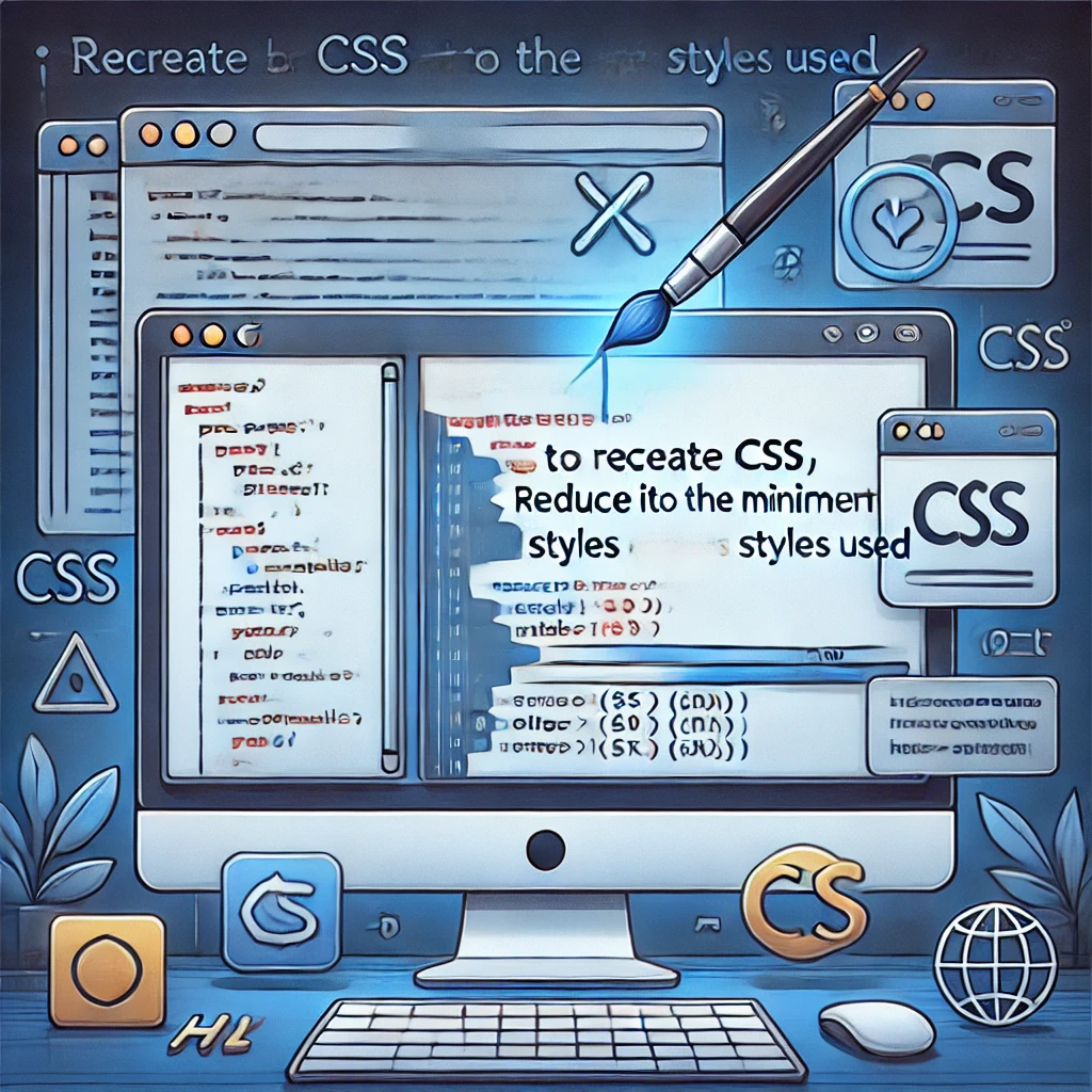 Tool to Recreate a Page's CSS and Reduce it to Minimum Styles Used