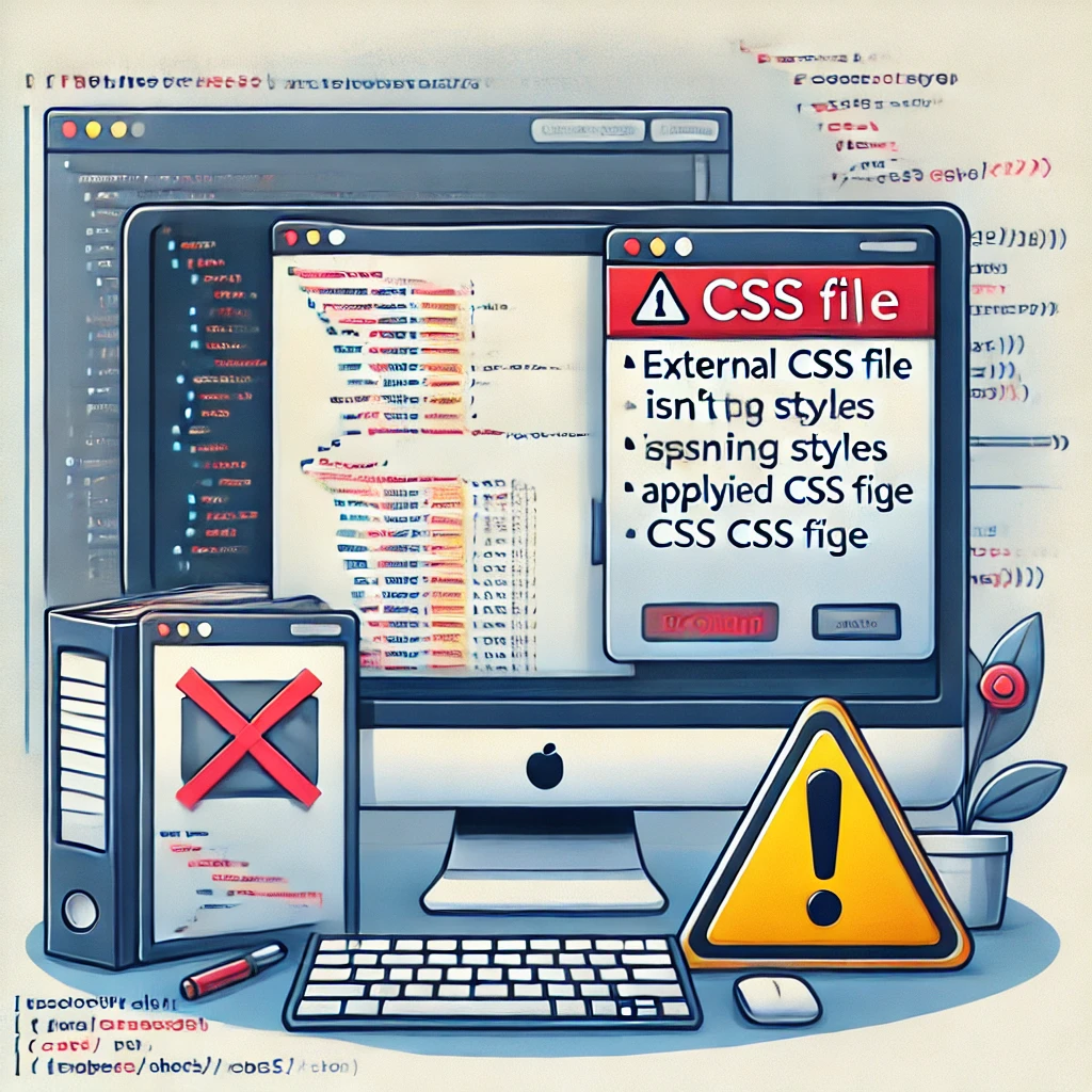 Why is My External CSS File Not Applying Styles to My HTML Page?