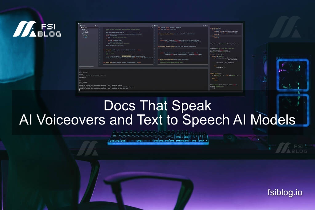 Docs That Speak — AI Voiceovers and Text to Speech AI Models